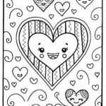 Heartfelt Connections Coloring Page