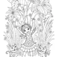 Gabby’s Jungle Dance Party Coloring Page