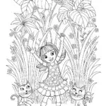 Gabby’s Jungle Dance Party Coloring Page