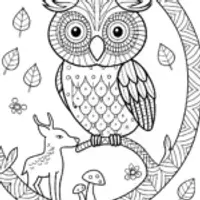 Forest Protector Coloring Page