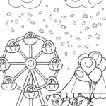 Care Bears Cloudy Carnival Coloring Page