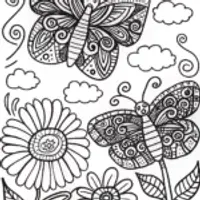 Butterfly Garden Guardians Coloring Page