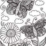 Butterfly Garden Guardians Coloring Page