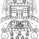 Gingerbread People Picnic in Candyland