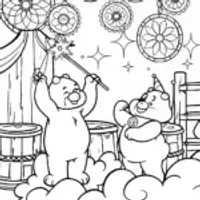Care Bears Dream Weavers Coloring Page