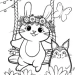Squishmallow Garden Gala Coloring Page