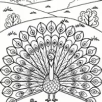 Springtime Animal Parade Coloring Page