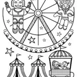 Avengers at the Intergalactic Carnival Coloring Page