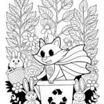 Sonic’s Eco-Adventure Coloring Page