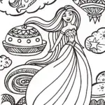 Jasmine’s Magical Dreamscape Coloring Page