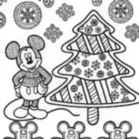 Mickey Mouse’s Christmas Cookie Parade Coloring Page