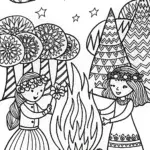 A Magical Night at the Encanto Coloring Page