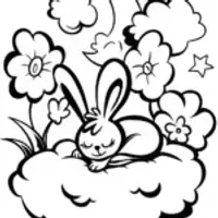 Banban’s dreamland garden escape coloring page