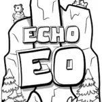 ECHO: The Adventurous Coloring Page