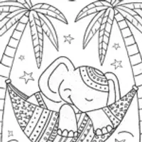 The Dreamy Sleepyhead Coloring Page