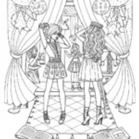 Rainbow High Fashion Show Surprise Coloring Page