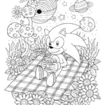 Sonic’s Galactic Picnic Adventure Coloring Page