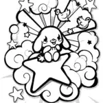 Cinnamoroll’s Cloudy Daydreams Coloring Page