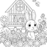 Banban’s Magical Garden Workshop Coloring Page
