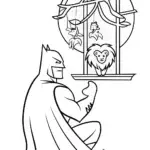Batman at the Gotham Zoo Coloring Page