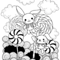 Cinnamoroll’s Whimsical Flying Adventure Coloring Page