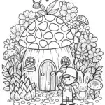 Luigi’s Magical Garden Adventure Coloring Page