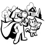 The Super Pet Detective Agency Coloring Page