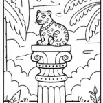 The Guardian of the Jungle Grove Coloring Page