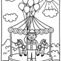 Luigi’s Balloon Adventure on the Merry-Go-Round