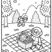 Buzz Lightyear’s Intergalactic Picnic Coloring Page