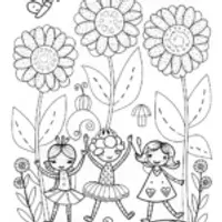 Strawberry Shortcake’s Berry-Spirit Dance Coloring Page
