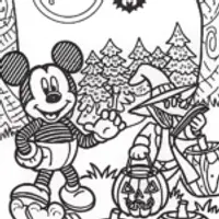Mickey Mouse’s pumpkin patch party