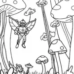 Avengers Assemble in a Magical Forest Coloring Page