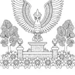 The Guardian of the Glade Coloring Page