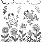 Lightning Leapfrog Coloring Page