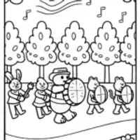 Bowser’s Musical Parade Coloring Page