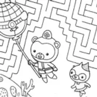 Octonauts’ Coral Rescue Mission Coloring Page