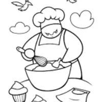 Charizard’s Sky High Bakery Adventure Coloring Page
