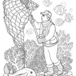 The Octonauts’ Ocean Cleanup Team Coloring Page