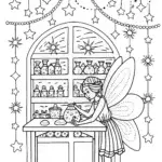 The Fairy Workshop Coloring Page