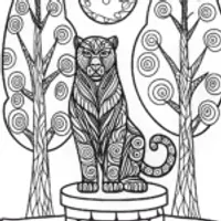 Black Panther and the Enchanted Moonlit Ceremony