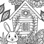 Banban’s Garden Bungalow Coloring Page