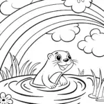 Rainbow Splash Adventure with Otter