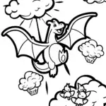 Charizard’s Skyward Journey Coloring Page