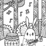 Chick’s joyful melody in the forest