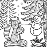 The Christmas Cookie Hunt Coloring Page