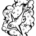 Latios and Latias Coloring Page
