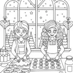 Rainbow High Baking Adventure Coloring Page