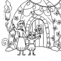 Mirabel and Isabela Magical Coloring Page