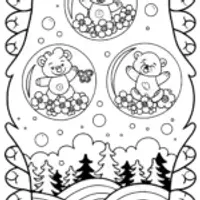 Care Bears Bubble Adventure Coloring Page
